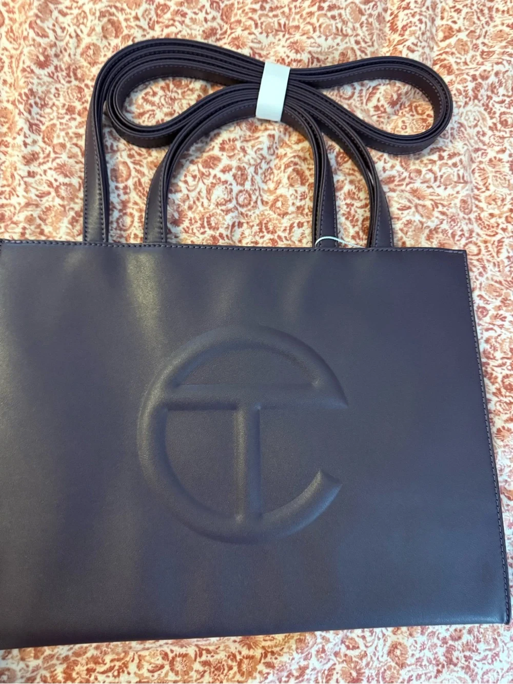 Telfar Medium Shopping Bag in eggplant